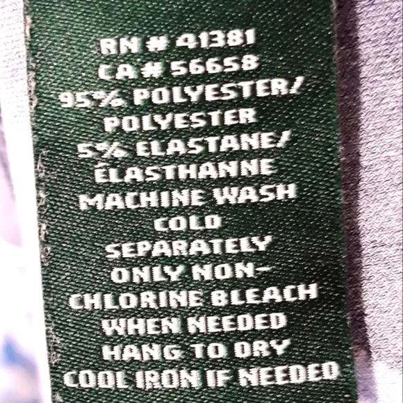 Lauren Ralph Lauren Dress Short Sleeve Floral on Navy Blue Sthetcy Size 6 - Picture 13 of 14